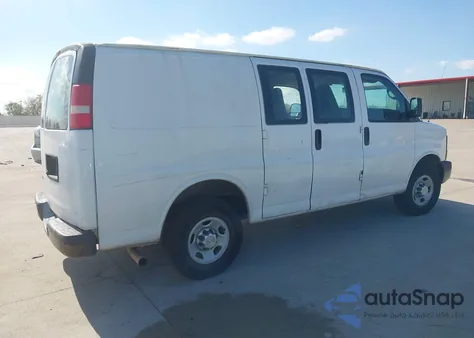 2013 Chevrolet Express 2500 Work Van from USA, damaged, VIN 1GCWGFCA0D1184837